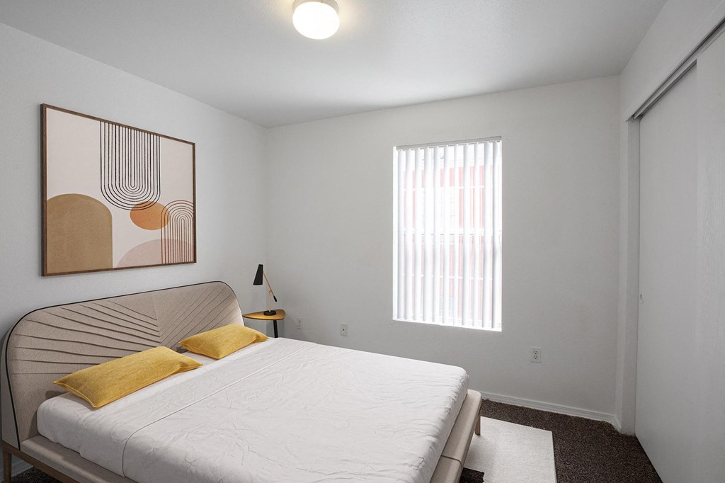 Bedroom 2 Bedroom Floorplan at Aspen Ridge Apartments in Albuquerque New Mexico